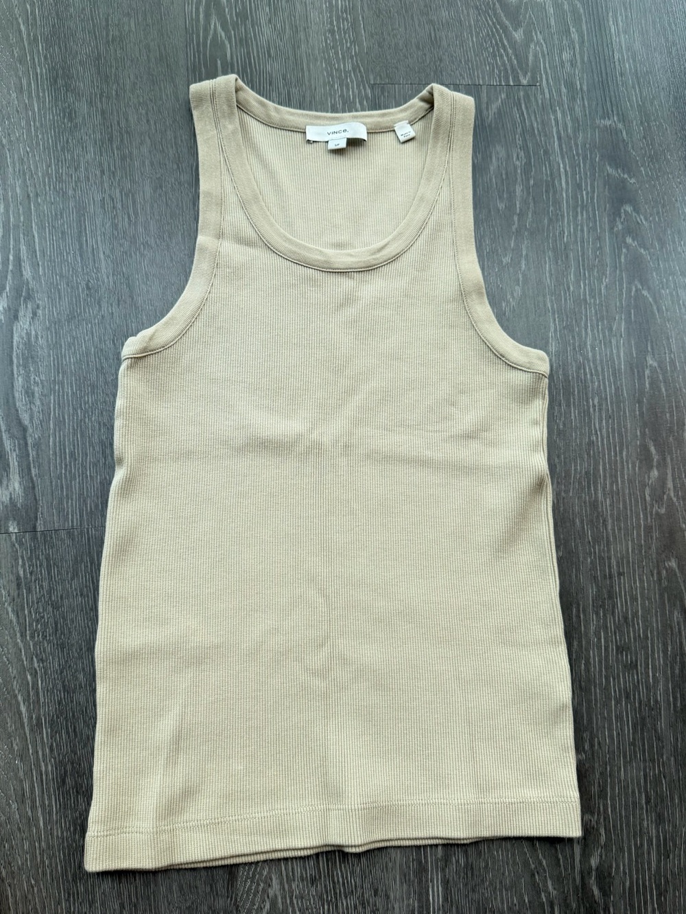 Vince Women's Ribbed Scoop Tank Top